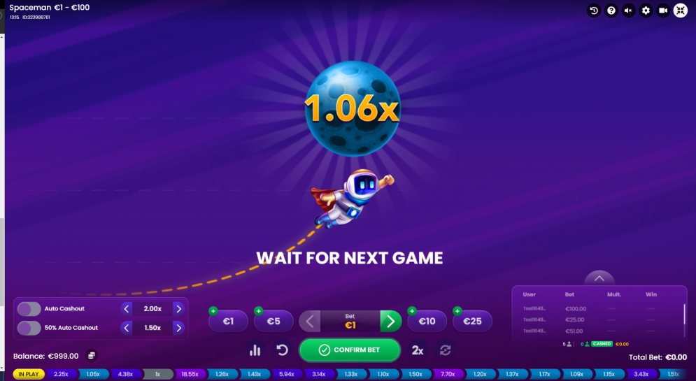 Melompati Planet di Spaceman Slot